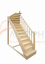 Видео сборки лестницы - Деревянная межэтажная лестница ЛЕС-215