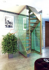 Деревянная межэтажная лестница ЛЕС-1,2ВУ - превью фото 2