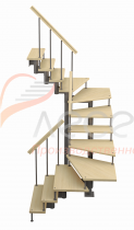 Видео сборки лестницы - Модульная лестница Спринт (c поворотом на 180 градусов)