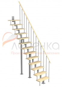 Модульная малогабаритная лестница Линия (h 2925-3150)