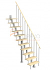 Модульная малогабаритная лестница Линия (h 2475-2700) - превью фото 1